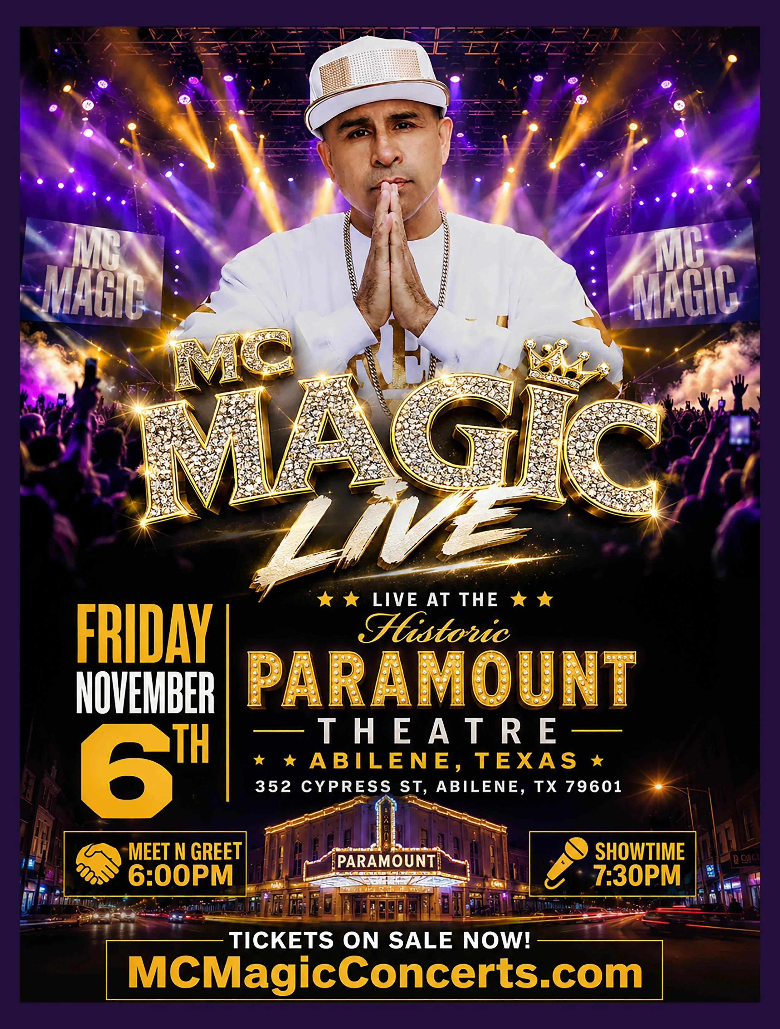 MC MAGIC LIVE — The Historic Paramount Theatre